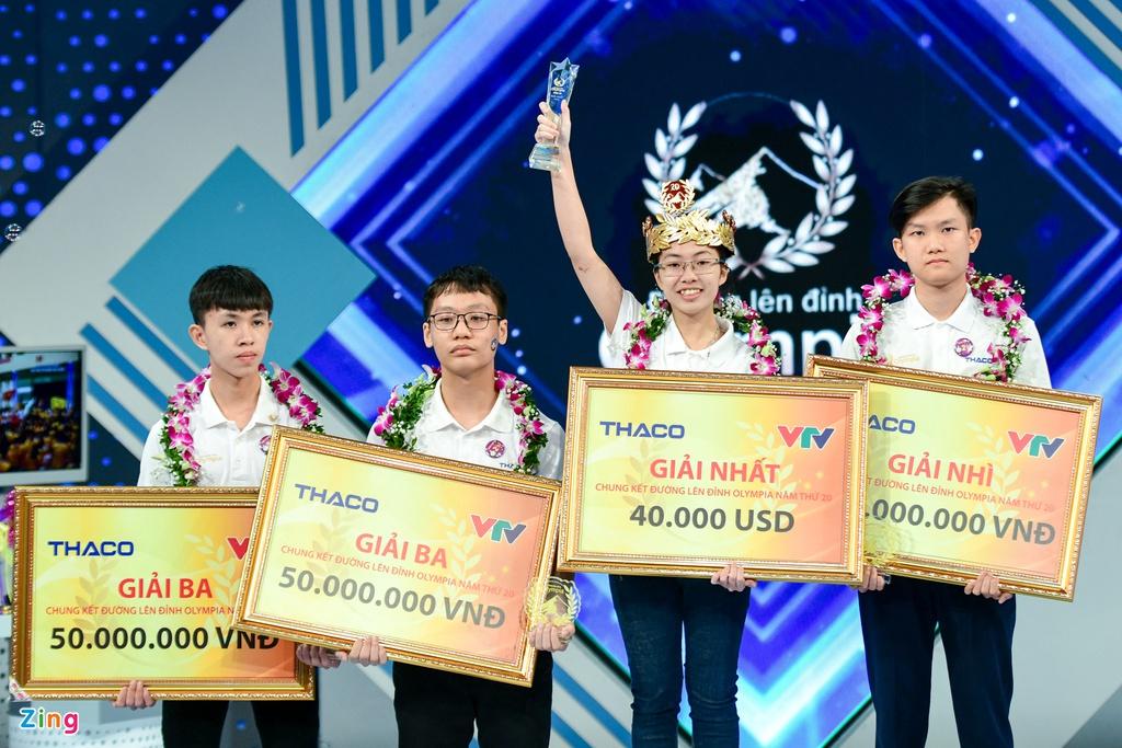 Vòng nguyệt quế đặc biệt của Olimpia năm thứ 20 đã được trao cho nữ sinh Nguyễn Thị Thu Hằng (THPT Kim Sơn A, Ninh Bình)