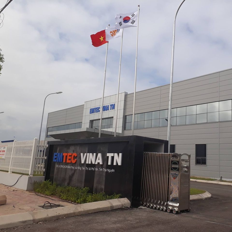 CÔNG TY TNHH EMTEC VINA THÁI NGUYÊN TUYỂN DỤNG NHÂN VIÊN VĂN PHÒNG SẢN XUẤT LÀM VIỆC TẠI THÁI NGUYÊN, LƯƠNG THƯỞNG HẤP DẪN, CHẾ ĐỘ ĐÃI NGỘ CAO