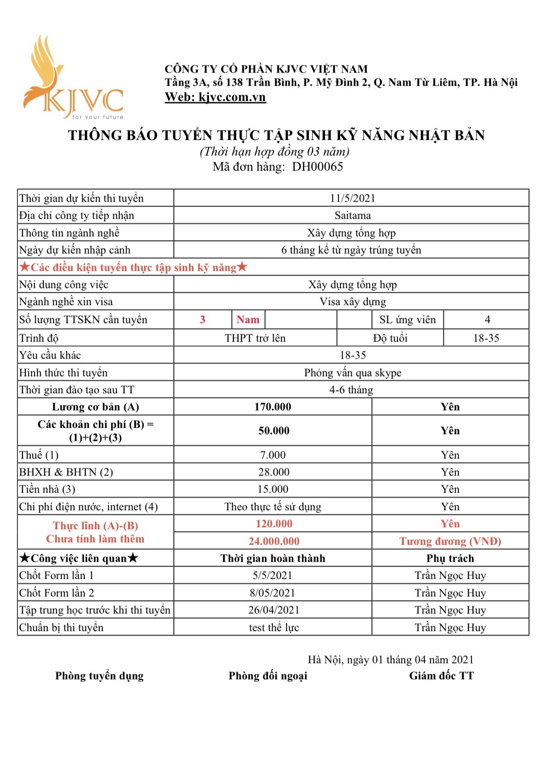 Đơn hàng xây dựng tổng hợp xuất khẩu lao động Nhật Bản